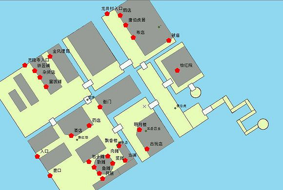 《俠客風雲傳》全地圖一覽