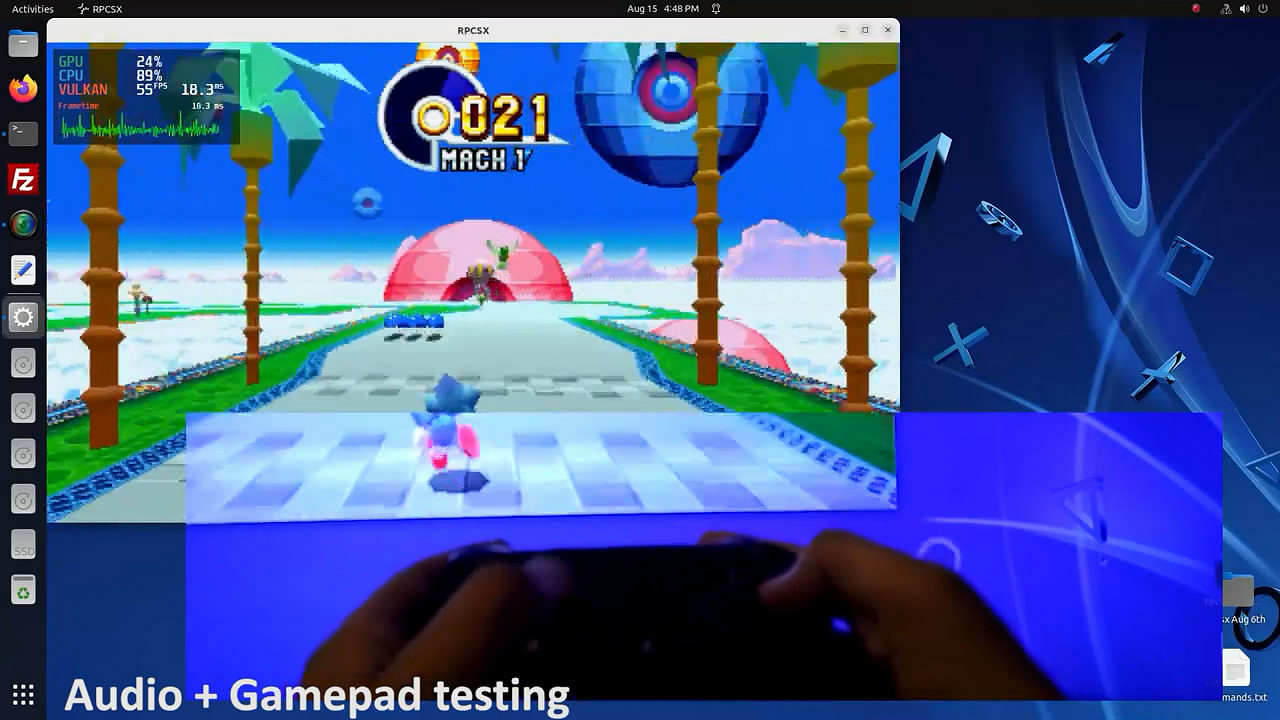 PS4模擬器現已支援遊戲音訊和手把!最新展示公布 PS4模擬器現已支援遊戲音訊和手把!最新展示公布