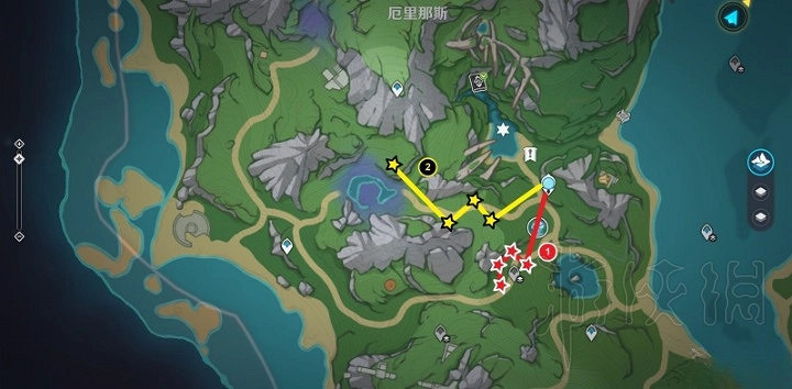 《原神》4.0虹彩薔薇位置一覽