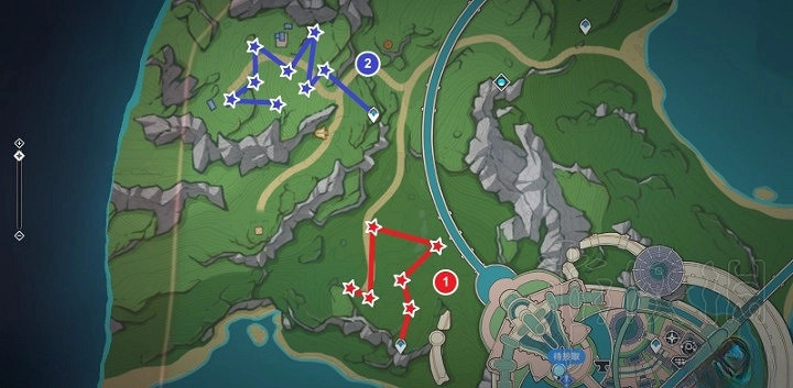 《原神》4.0虹彩薔薇位置一覽