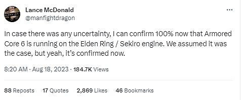 祖傳配方!《裝甲核心6》將採用 艾爾登法環/隻狼 的引擎 祖傳配方!《裝甲核心6》將採用 艾爾登法環/隻狼 的引擎