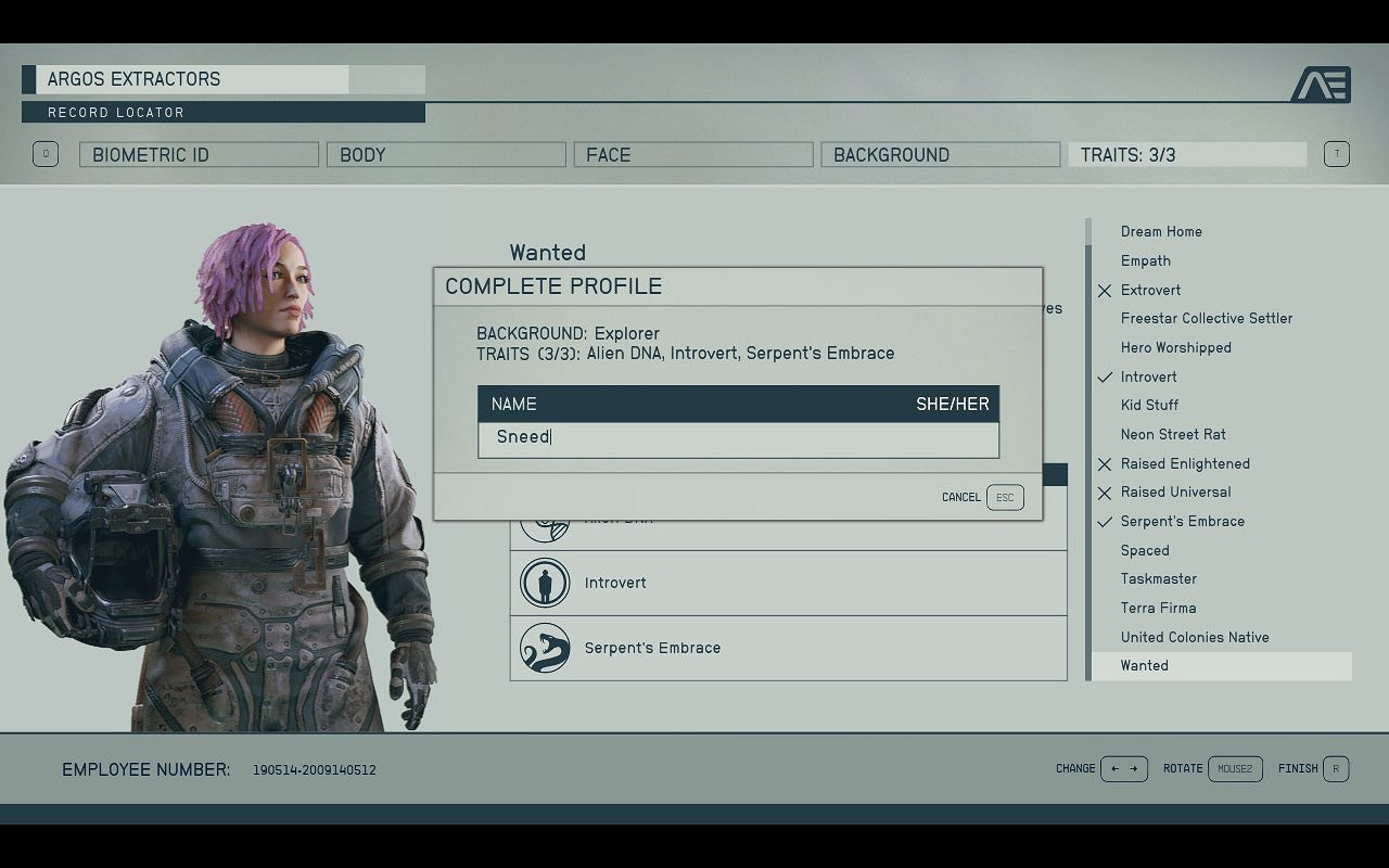 《星空》完整出身背景&amp;角色特質列表曝光！內容豐富