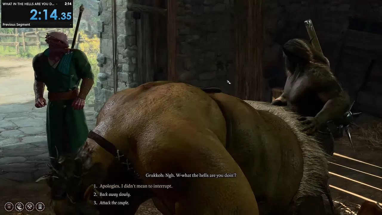 你為何這麽急?《柏德之門3》最速瑟瑟世界記錄再破 你為何這麽急?《柏德之門3》最速瑟瑟世界記錄再破