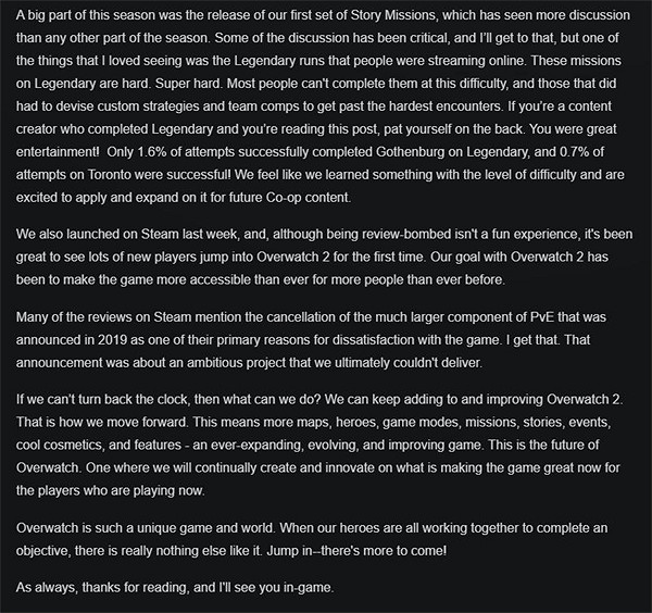 《鬥陣特攻2》負面評價滿天飛!總監堅信未來是光明的 《鬥陣特攻2》負面評價滿天飛!總監堅信未來是光明的