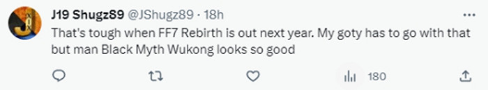 國外遊戲博主稱《黑神話》將來有可能成為2024年度最佳遊戲 國外遊戲博主稱《黑神話》將來有可能成為2024年度最佳遊戲