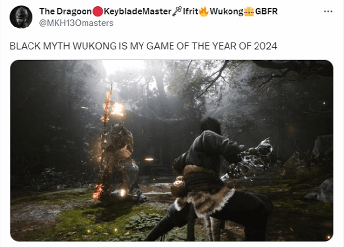 國外遊戲博主稱《黑神話》將來有可能成為2024年度最佳遊戲 國外遊戲博主稱《黑神話》將來有可能成為2024年度最佳遊戲
