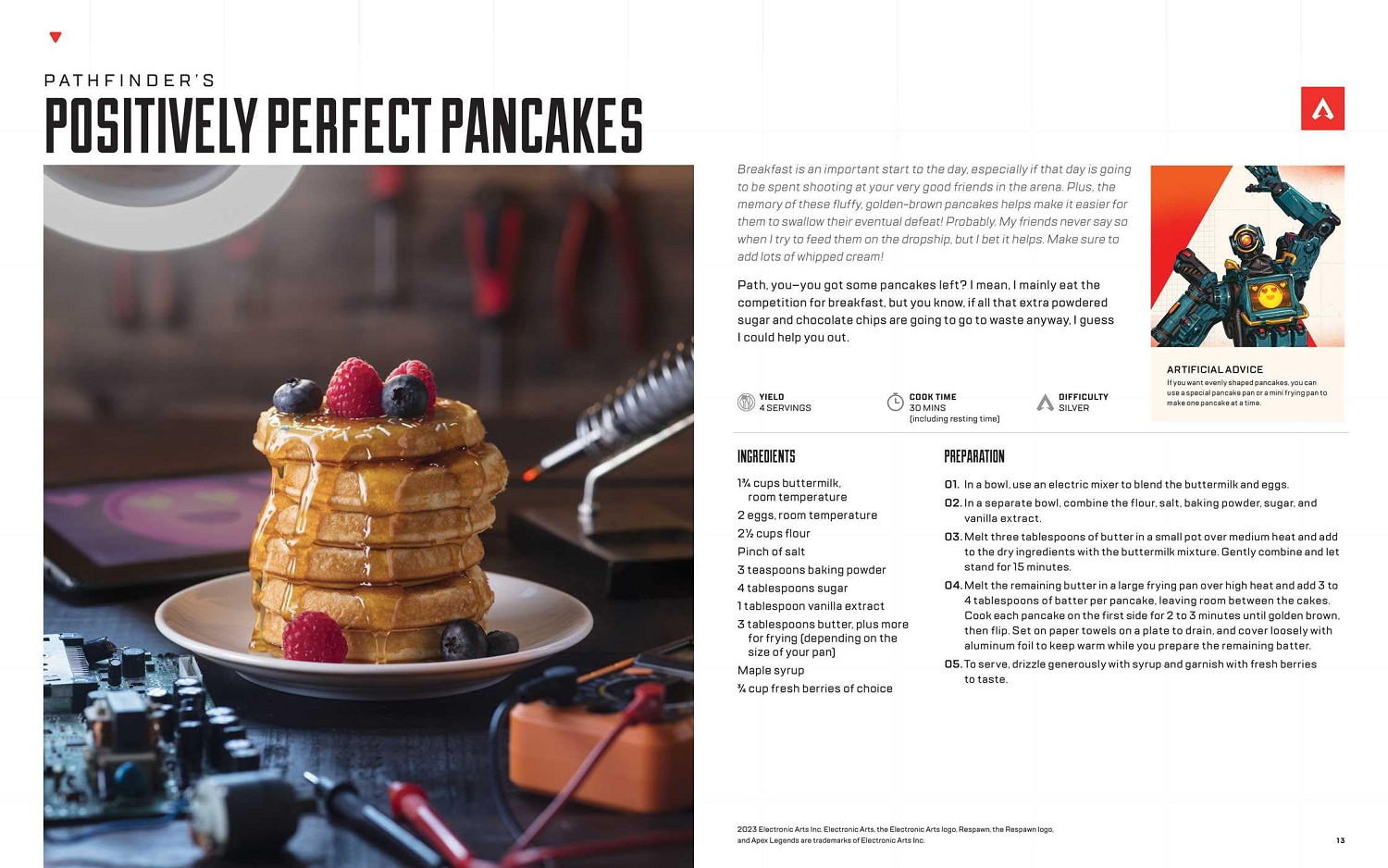 收錄超70種英雄衍生食譜！《Apex英雄》推出烹飪書