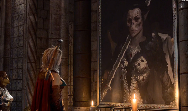 《柏德之門3》維拉基斯畫像用途