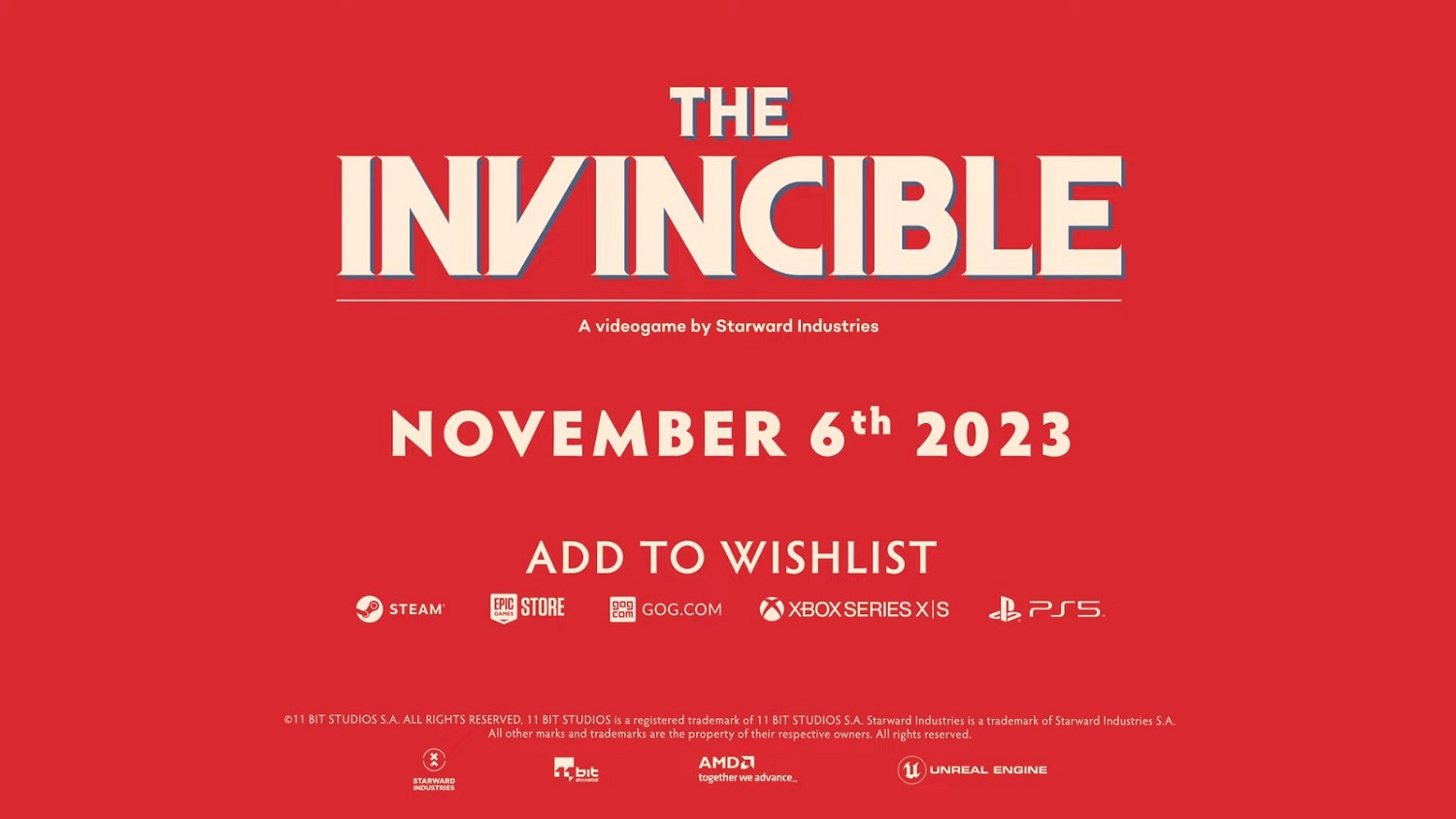 《無敵號》將於11月發售,登陸PC,PS5和Xbox平台