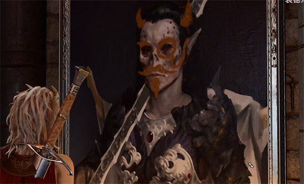 《柏德之門3》維拉基斯畫像用途