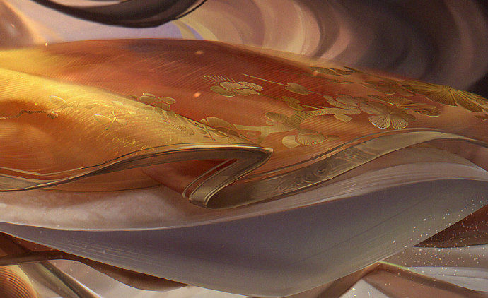 《LOL》娑娜臻彩皮膚原畫細節鑒賞：極具國風氣韻！