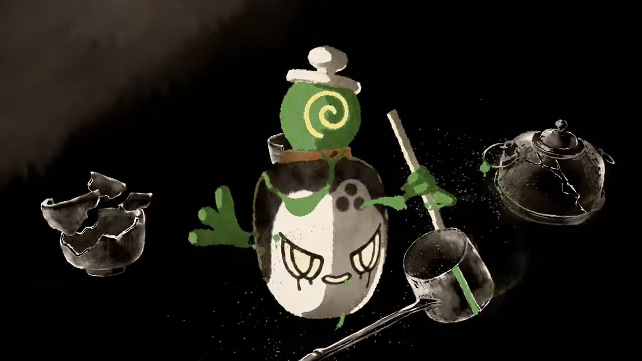 GF算是把諧音梗玩明白了！《朱/紫》新精靈&quot;斯魔茶&quot;