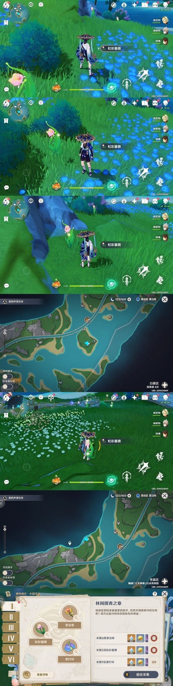 《原神》林間掇青之章攻略