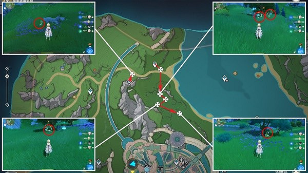 《原神》柔燈鈴採集路線推薦 柔燈鈴收集攻略