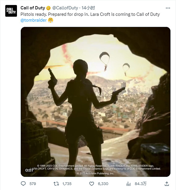 晚報：勞拉將加入COD 《黑神話》願望單排名上升