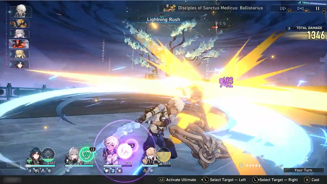 《崩壞：星穹鐵道》PS5 12分鐘實機展示戰鬥畫面