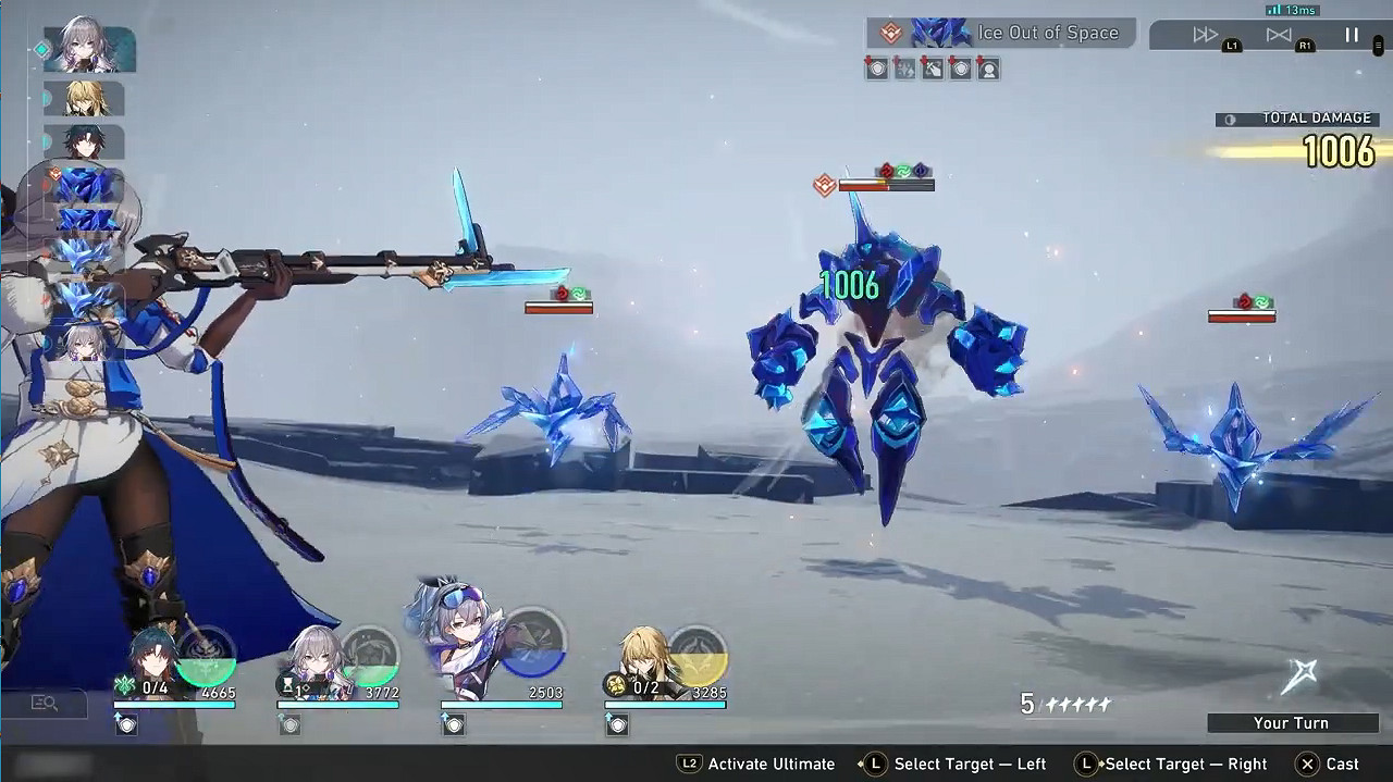 《崩壞：星穹鐵道》PS5 12分鐘實機展示戰鬥畫面