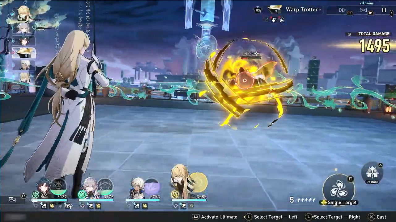 《崩壞：星穹鐵道》PS5 12分鐘實機展示戰鬥畫面