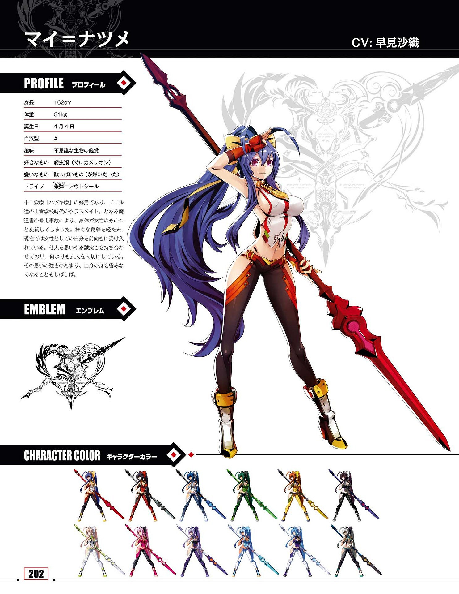 《蒼翼混沌效應》角色介紹 全角色背景圖鑒一覽