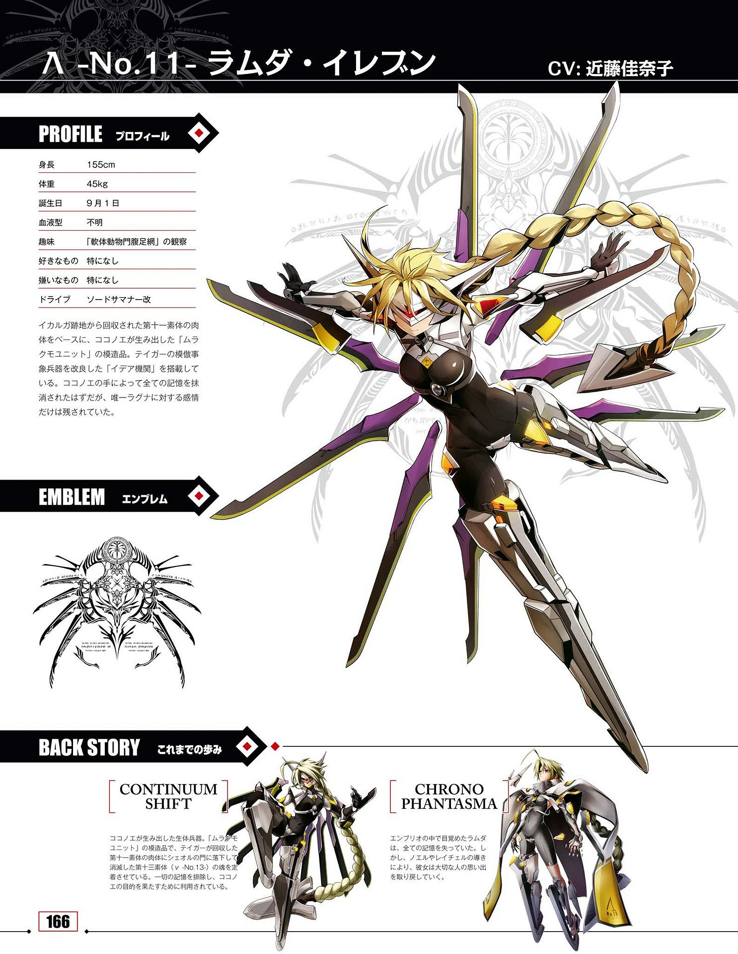 《蒼翼混沌效應》角色介紹 全角色背景圖鑒一覽