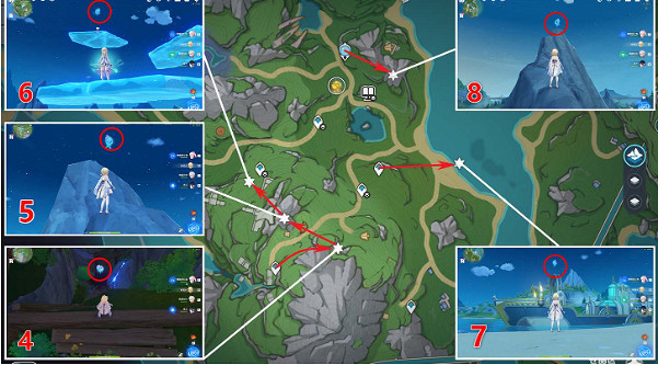 《原神》厄裡那斯的水神瞳分布在哪？厄裡那斯水神瞳分布位置介紹