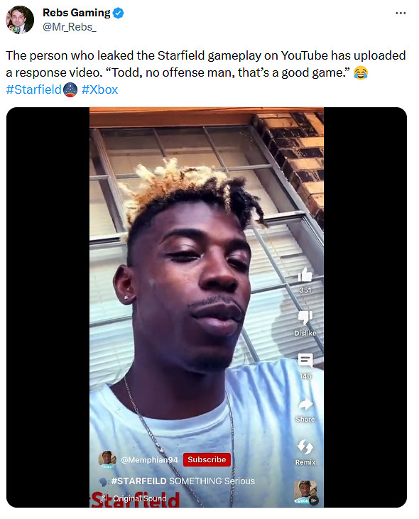 《星空》偷跑影片泄露者Xbox主機與帳號皆被封禁！