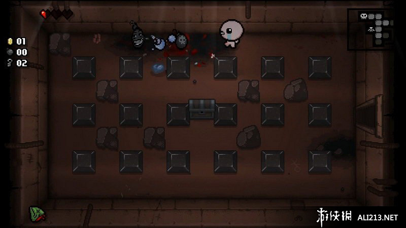 《以撒的結合：胎衣》23關藍色炸彈人通關方法解析攻略