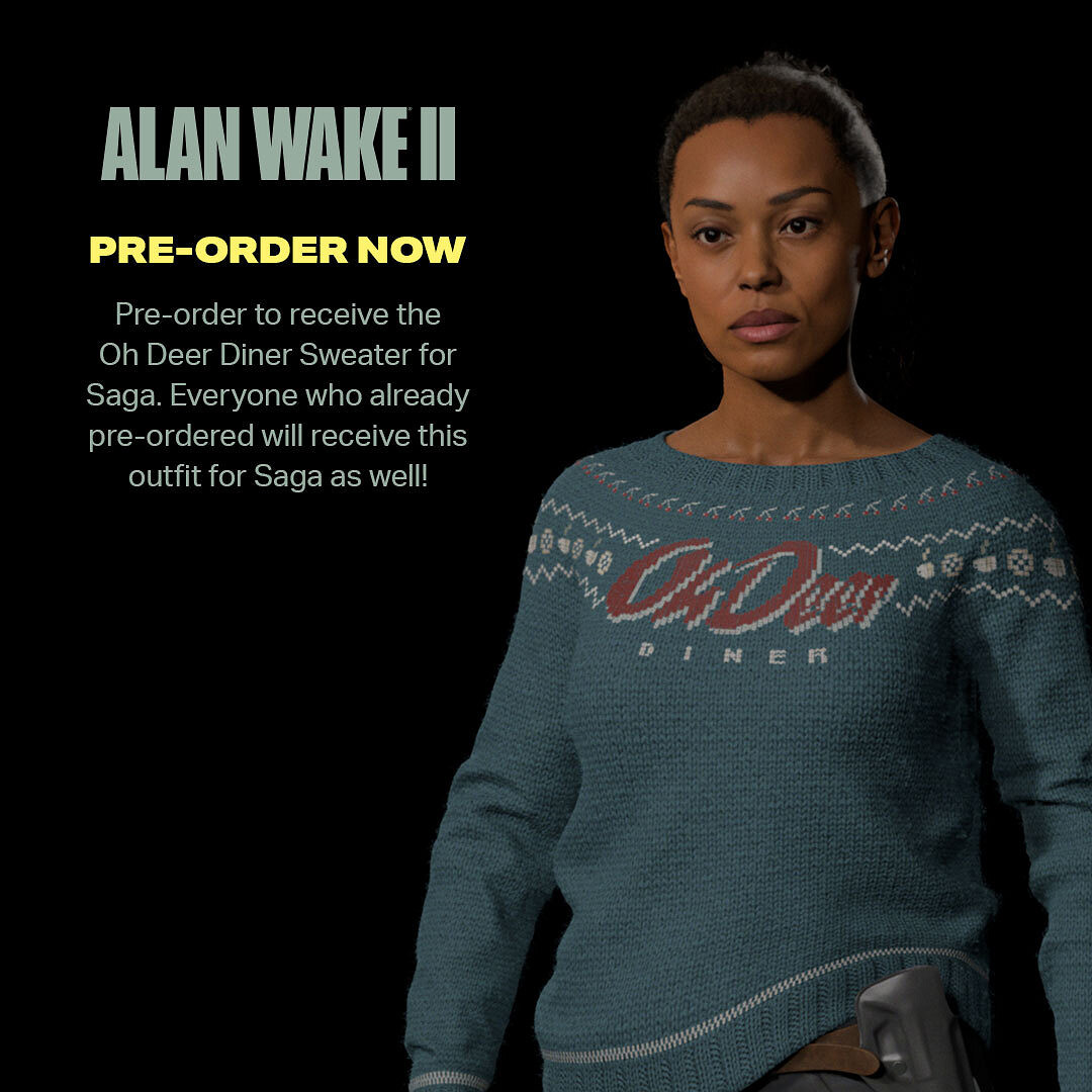 《心靈殺手2》官宣新增一個預購獎勵:老鹿餐廳毛衣 《心靈殺手2》官宣新增一個預購獎勵:老鹿餐廳毛衣