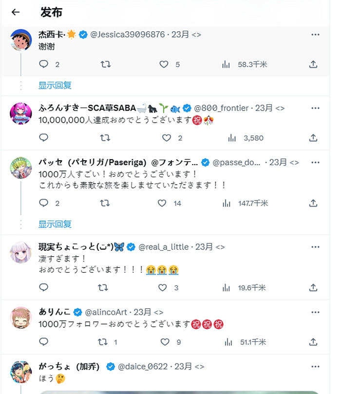 官方發文祝《原神》推特粉絲破千萬 國遊帳號新紀錄! 官方發文祝《原神》推特粉絲破千萬 國遊帳號新紀錄!