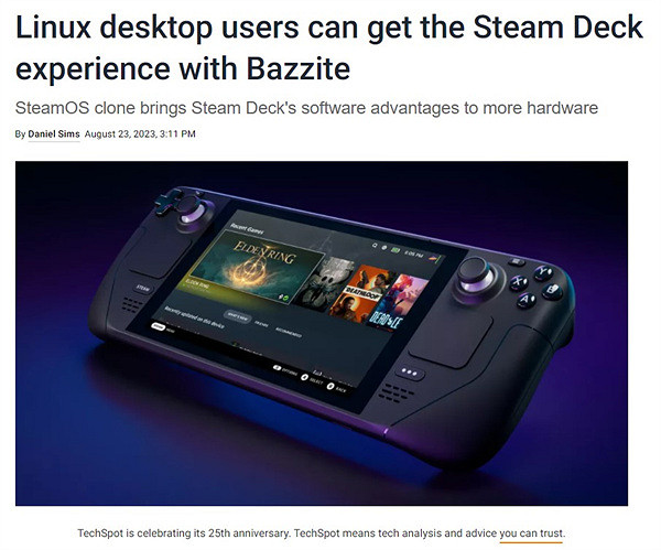 Bazzite1.0版發布 將Steam Deck的優勢擴展到更多設備 Bazzite1.0版發布 將Steam Deck的優勢擴展到更多設備