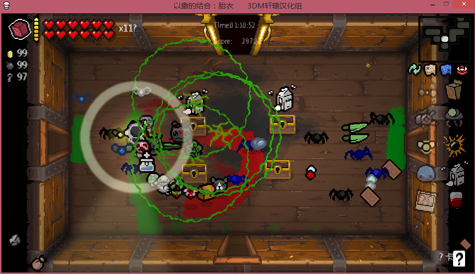 《以撒的結合：胎衣》一萬炸彈+幸運石+D6玩法圖文詳解