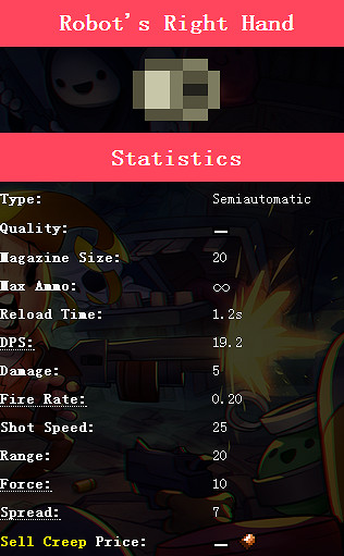 《挺進地牢》全槍械圖文詳解 《挺進地牢》全槍械圖文詳解