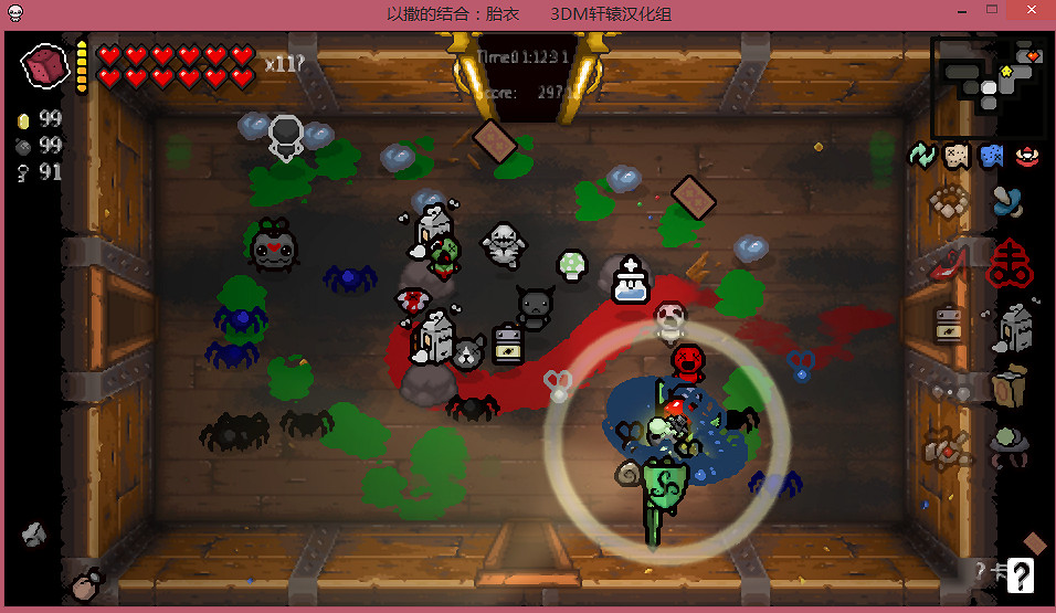 《以撒的結合：胎衣》一萬炸彈+幸運石+D6玩法圖文詳解