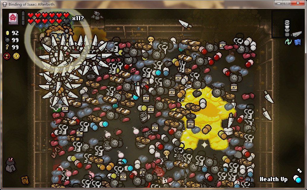 《以撒的結合：胎衣》快速刷錢程式碼圖解