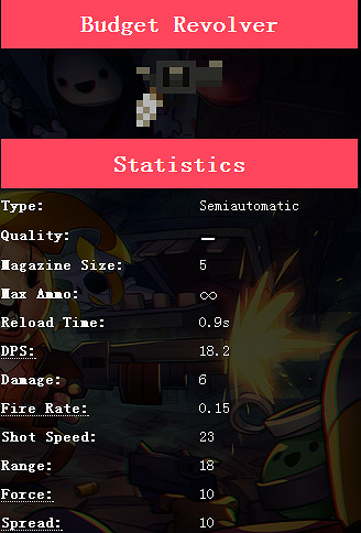 《挺進地牢》全槍械圖文詳解 《挺進地牢》全槍械圖文詳解