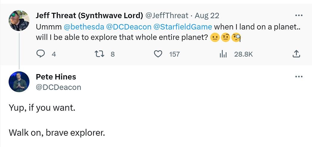 不是無縫探索?偷跑玩家曝《星空》星球有到達邊界提示 不是無縫探索?偷跑玩家曝《星空》星球有到達邊界提示