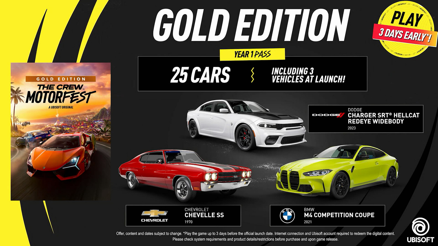 《飆酷車神：轟鳴盛典》新預告片 聚焦第一年通行證