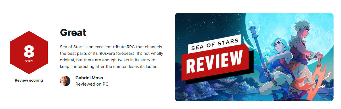 《星之海》全球媒體評分解禁!IGN:8分 出色的致敬 《星之海》全球媒體評分解禁!IGN:8分 出色的致敬