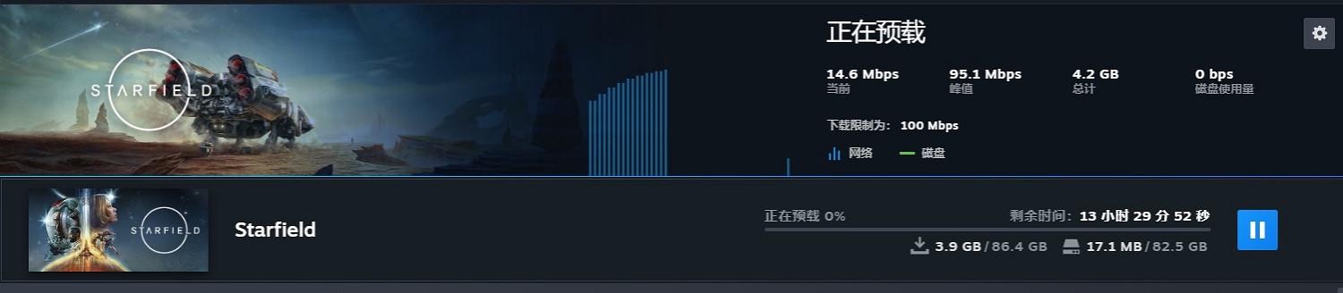 早報：《星空》Steam版開啟預載！預載大小86.4G