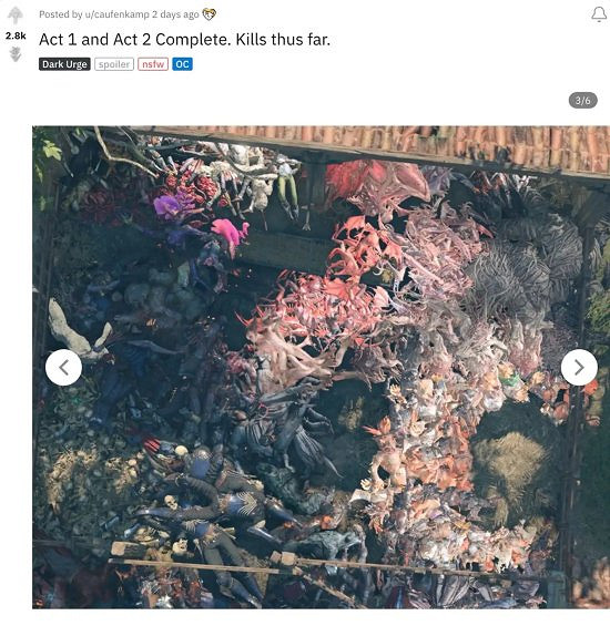 殺紅眼了!《柏德之門3》玩家一個月累積殺害583位NPC 殺紅眼了!《柏德之門3》玩家一個月累積殺害583位NPC