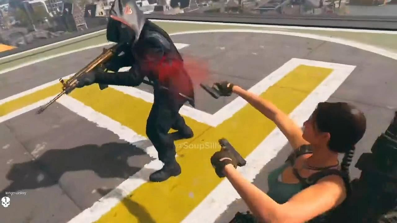 《決勝時刻》連動《古墓奇兵》勞拉影片曝光:酷颯美豔 《決勝時刻》連動《古墓奇兵》勞拉影片曝光:酷颯美豔