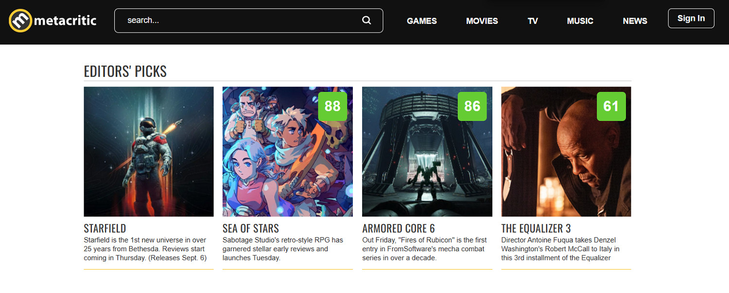 會是神作嗎？M站官方預測《星空》媒體均分為89.4分！