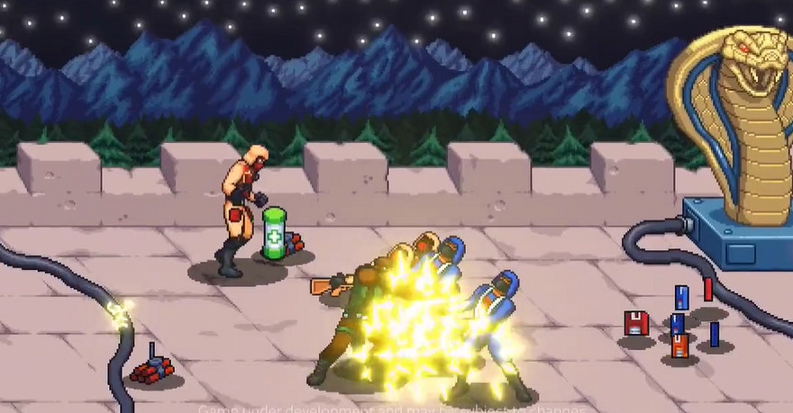 像素闖關遊戲《特種部隊：眼鏡蛇之怒》發布預告片！