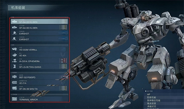 《機戰傭兵6》Boss戰配裝推薦