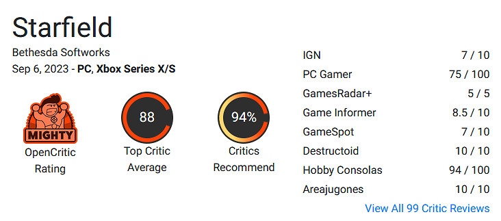 早報：《星空》全球媒體評分解禁！M站均分87分