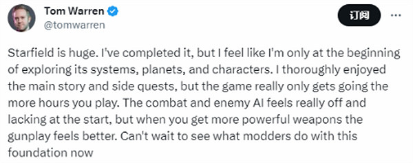 外媒分享《星空》初體驗表示:二周目才是最佳體驗! 外媒分享《星空》初體驗表示:二周目才是最佳體驗!