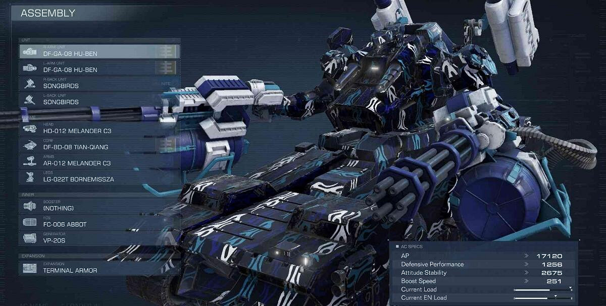 《機戰傭兵6》中期怎麽配裝?中期武器零件配裝bd分享 《機戰傭兵6》中期怎麽配裝?中期武器零件配裝bd分享