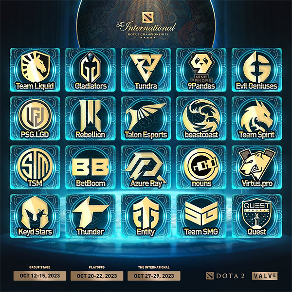 2支中國戰隊入選！《DOTA2》TI12所有參賽隊伍已出爐