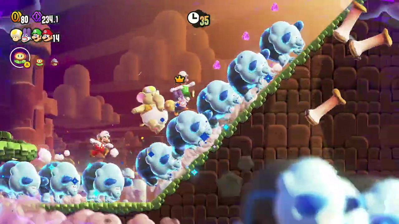 《瑪利歐兄弟Wonder》曝新實機 更刺激的關卡挑戰！