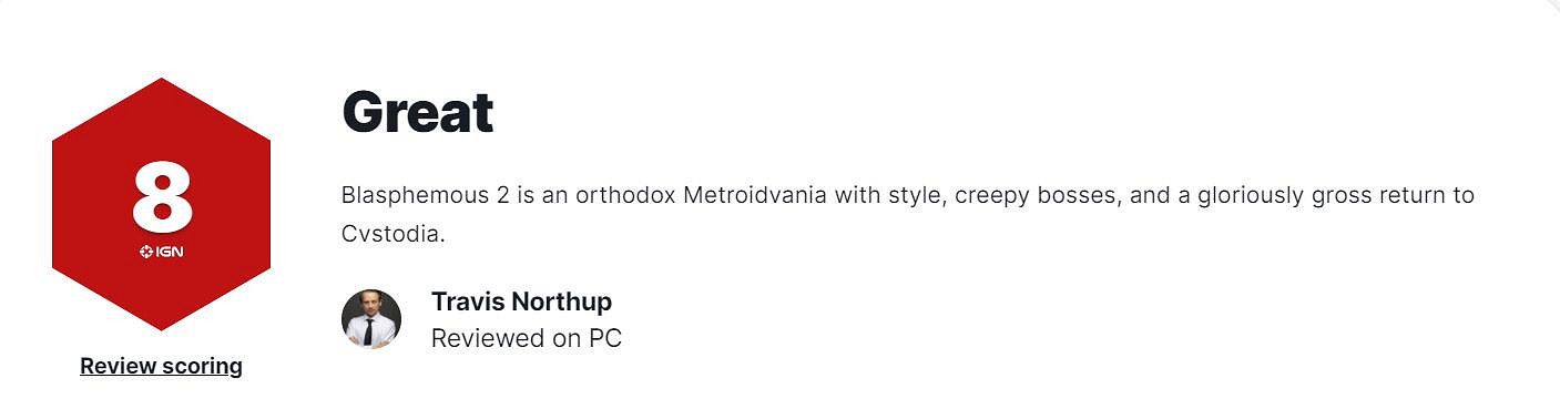 《神之褻瀆2》評分多少?IGN評分與評測一覽 《神之褻瀆2》評分多少?IGN評分與評測一覽